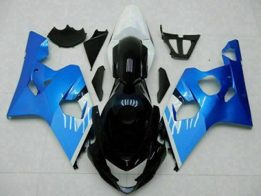 Billige Suzuki GSXR 600/750 Motorrad Verkleidung 2004-2005 - Weiss Blau Schwarz