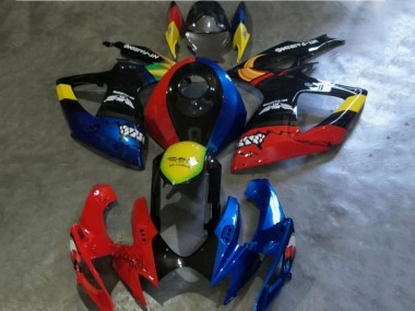 Billige Suzuki GSXR 600/750 Motorrad Verkleidung 2006-2007 - Rot Blau Gelb