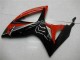 Billige Suzuki GSXR 600/750 Motorrad Verkleidung 2006-2007 - Rot Glanzendes Schwarz