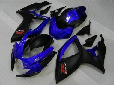 Billige Suzuki GSXR 600/750 Motorrad Verkleidung 2006-2007 - Blau Matt Schwarz Rot