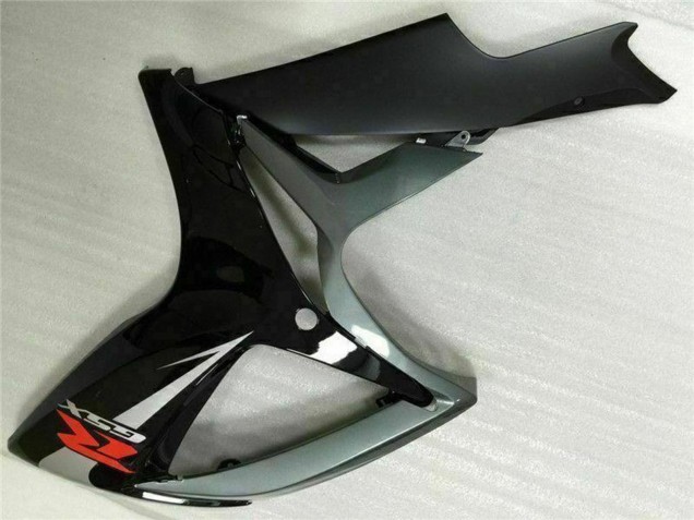 Billige Suzuki GSXR 600/750 Motorrad Verkleidung 2006-2007 - Silber Grau Glanzendes Schwarz Rot