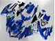 Billige Suzuki GSXR 600/750 Motorrad Verkleidung 2008-2010 - Blau Weiss Grun Schwarz