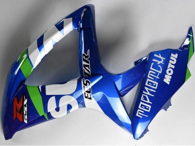 Billige Suzuki GSXR 600/750 Motorrad Verkleidung 2008-2010 - Blau Weiss Grun Schwarz