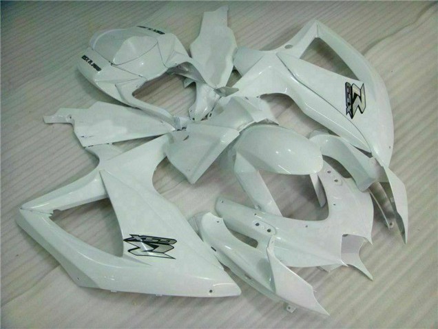 Billige Suzuki GSXR 600/750 Motorrad Verkleidung 2008-2010 - Weiss