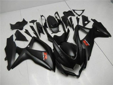 Billige Suzuki GSXR 600/750 Motorrad Verkleidung 2008-2010 - Matt Schwarz Rot