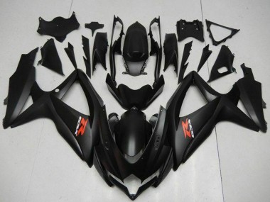 Billige Suzuki GSXR 600/750 Motorrad Verkleidung 2008-2010 - Matt Schwarz Rot