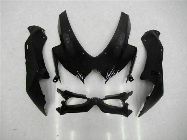 Billige Suzuki GSXR 600/750 Motorrad Verkleidung 2008-2010 - Glanzendes Schwarz Matt Schwarz