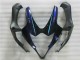 Billige Suzuki GSXR 1000 Motorrad Verkleidung Kit 2005-2006 - Weiss Blau Glanzendes Schwarz