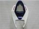 Billige Suzuki GSXR 1000 Motorrad Verkleidung Kit 2005-2006 - Weiss Blau Glanzendes Schwarz