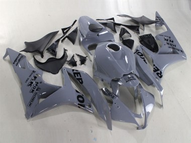 Billige Nardo Grau Schwarz Repsol 2007-2008 Honda CBR600RR Motorrad Verkleidung