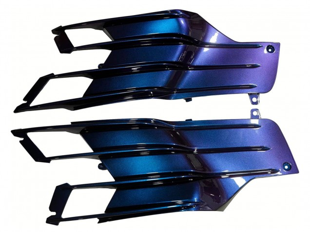 Billige Kawasaki ZX14R ZZR1400 Motorrad Verkleidung 2012-2024 - Chameleon Blau Lila