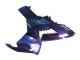 Billige Chameleon Blau Lila 2006-2011 Kawasaki ZX14R ZZR1400 Motorrad Verkleidung