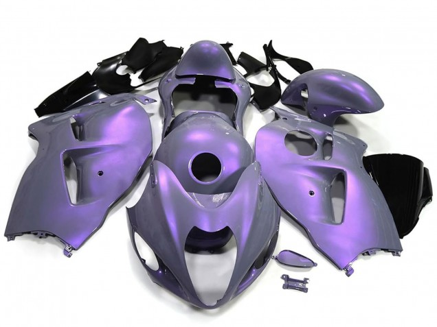Billige Chameleon Grau Dazz Perl Lila 1996-2007 Suzuki GSXR 1300 Hayabusa Motorrad Verkleidung