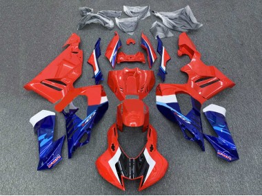 Billige Honda CBR1000RR-R Motorrad Verkleidungen Kit 2020-2023 - Weiss Rot Blau HRC