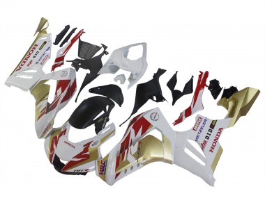 Billige Honda CBR1000RR-R Motorrad Verkleidung 2020-2023 - Weiss Rot Gold Motul HRC