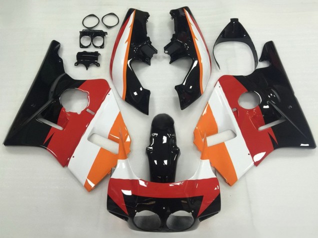 Billige Orange Weiß Rot Glänzendes Schwarz 1987-1989 Honda CBR400RR NC23 Motorrad Verkleidung