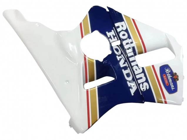 Billige Weiß Gelb Blau Rothmans 1987-1989 Honda CBR400RR NC23 Motorrad Verkleidung