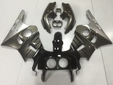 Billige Silber Grau Glänzendes Schwarz 1990-1999 Honda CBR400RR NC29 Motorrad Verkleidung
