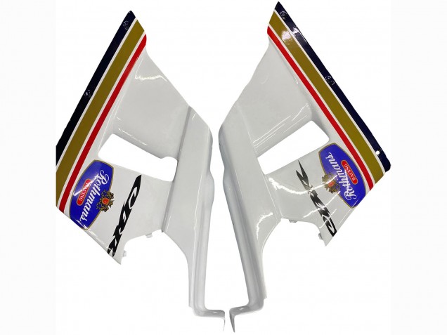 Billige Weiß Gold Rot Dunkel Blau Rothmans 1990-1999 Honda CBR400RR NC29 Motorrad Verkleidung