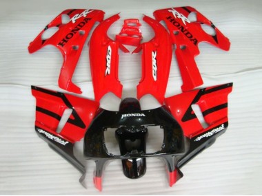 Billige Rot Glänzendes Schwarz Fireblade 1990-1999 Honda CBR400RR NC29 Motorrad Verkleidung