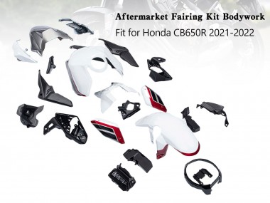 Billige Weiß Schwarz Rot 2019-2022 Honda CB650R Motorrad Verkleidung