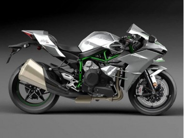 Billige Silber 2015-2022 Kawasaki Ninja H2 Motorrad Verkleidung
