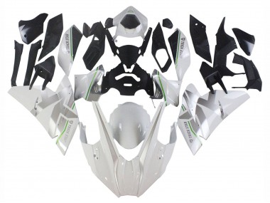 Billige Weiß Silber Grün 2015-2022 Kawasaki Ninja H2 Motorrad Verkleidung