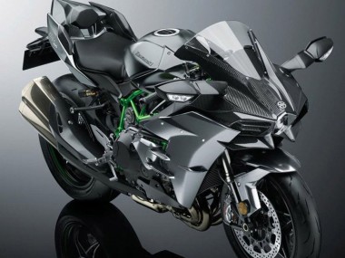 Billige Grau 2015-2022 Kawasaki Ninja H2 Motorrad Verkleidung