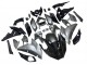 Billige Silber Schwarz Carbonfaser 2015-2022 Kawasaki Ninja H2 Motorrad Verkleidung