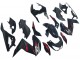 Billige Glänzendes Schwarz Rot Silber 2015-2016 Kawasaki Z250/Z300 Motorrad Verkleidung