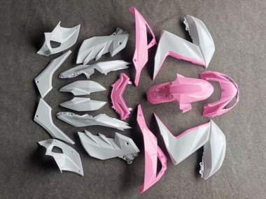 Billige Weiß Rosa 2015-2016 Kawasaki Z250/Z300 Motorrad Verkleidung