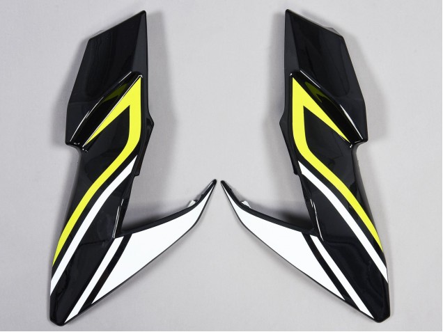 Billige Schwarz Weiß Gelb 2017-2019 Kawasaki Ninja Z650 Motorrad Verkleidung