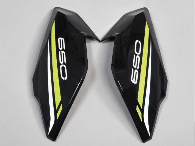 Billige Schwarz Weiß Gelb 2017-2019 Kawasaki Ninja Z650 Motorrad Verkleidung