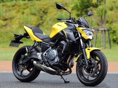 Billige Gelb Schwarz 2017-2019 Kawasaki Ninja Z650 Motorrad Verkleidung