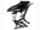 Billige Glänzendes Schwarz Gold Weiß Mobil West 2010-2016 Kawasaki Z1000SX Motorrad Verkleidung
