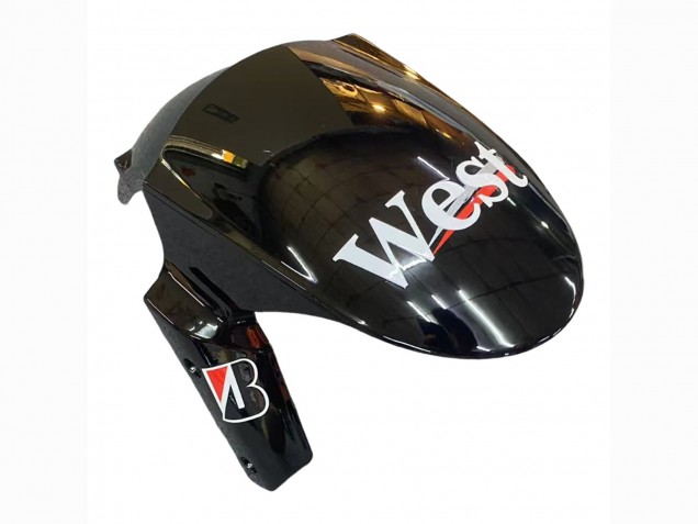 Billige Glänzendes Schwarz Gold Weiß Mobil West 2010-2016 Kawasaki Z1000SX Motorrad Verkleidung