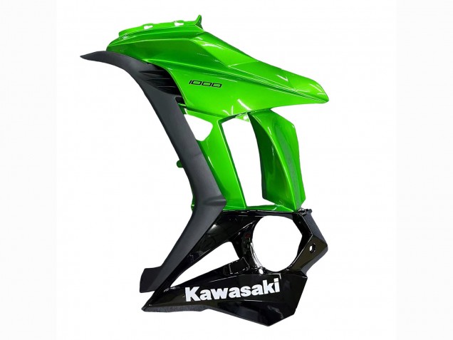 Billige Glänzendes Schwarz Matt Schwarz Grün 2010-2016 Kawasaki Z1000SX Motorrad Verkleidung