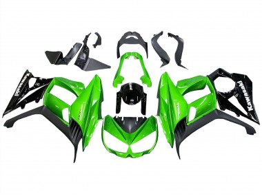 Billige Glänzendes Schwarz Matt Schwarz Grün 2010-2016 Kawasaki Z1000SX Motorrad Verkleidung