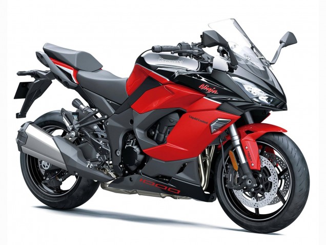 Billige Schwarz Rot Racardi 2020-2025 Kawasaki Z1000SX Motorrad Verkleidung