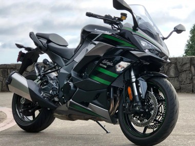 Billige Schwarz mit Grünen Linien Ninja 2020-2025 Kawasaki Z1000SX Motorrad Verkleidung