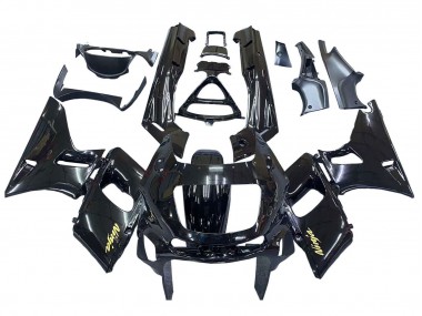 Billige Glänzendes Schwarz Gold Ninja 1993-2007 Kawasaki ZZR400 Motorrad Verkleidung
