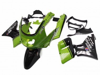 Billige Grün Glänzendes Schwarz Elf Touch4 Bridgestone 1993-2007 Kawasaki ZZR400 Motorrad Verkleidung