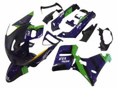 Billige Grün Dunkel Blau Lila Trick Star EVA Rennen 1993-2007 Kawasaki ZZR400 Motorrad Verkleidung