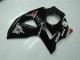 Billige Suzuki GSXR 1000 Motorrad Verkleidung 2009-2016 - Glanzendes Schwarz Rot Leuchtfeuer Motul