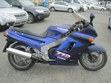 Billige Blau Dunkel Blau 1990-1992 Kawasaki ZZR1100 Motorrad Verkleidung