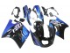 Billige Blau Glänzendes Schwarz 1990-1992 Kawasaki ZZR1100 Motorrad Verkleidung