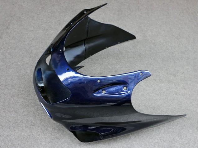 Billige Glänzendes Blau Grau 1993-2003 Kawasaki ZZR1100 Motorrad Verkleidung