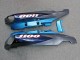 Billige Glänzendes Blau Grau 1993-2003 Kawasaki ZZR1100 Motorrad Verkleidung