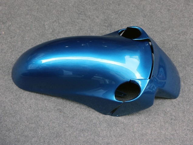 Billige Glänzendes Blau Grau 1993-2003 Kawasaki ZZR1100 Motorrad Verkleidung