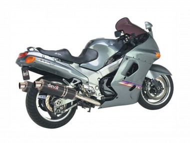 Billige Grau 1993-2003 Kawasaki ZZR1100 Motorrad Verkleidung